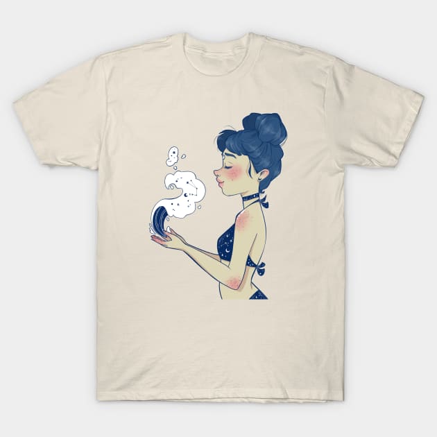 Summer moon girl T-Shirt by Four Seasons Fox